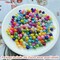 300pcs Pearl Beads 8mm Round Pearl Beads with Hole for DIY Bracelet Necklace Jewelry Making Supplies Handmade Craft(Mix Colors)